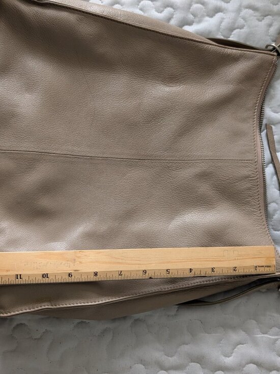 Lucky Brand Leather Convertible Backpack Purse Bag Tan main image 7